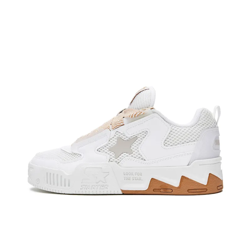 STARTER Vol Series Skateboard Shoes Men Low Top White/Camel-0