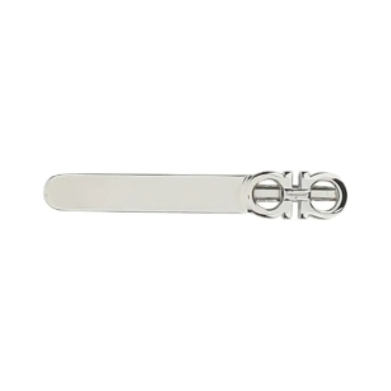 Ferragamo Classic Logo Tie Clip-0
