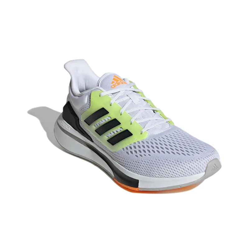 Adidas EQ21 Run Wear-Resistant Low-Top Training Running Shoes Men's Gray Black Green-2