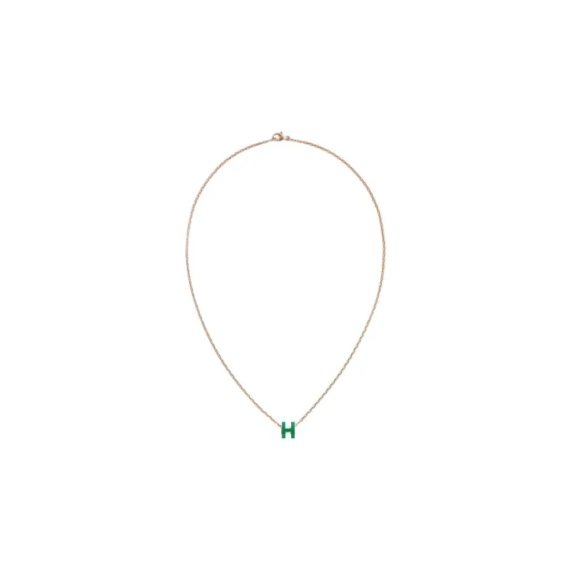 HERMES POP H Collection Metal Necklaces Women's-2