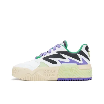 STARTER Vol Series Skateboard Shoes Men Low Top White/Black/Purple/Green