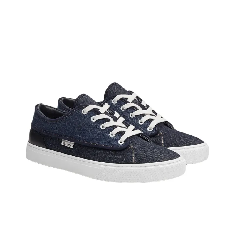 HERMES Envy Low Top Stylish Skateboarding Shoes Men's Dark Blue-2