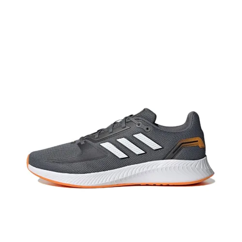 Adidas Corerunner Running Shoes Men Low-Top Dark Gray/Orange