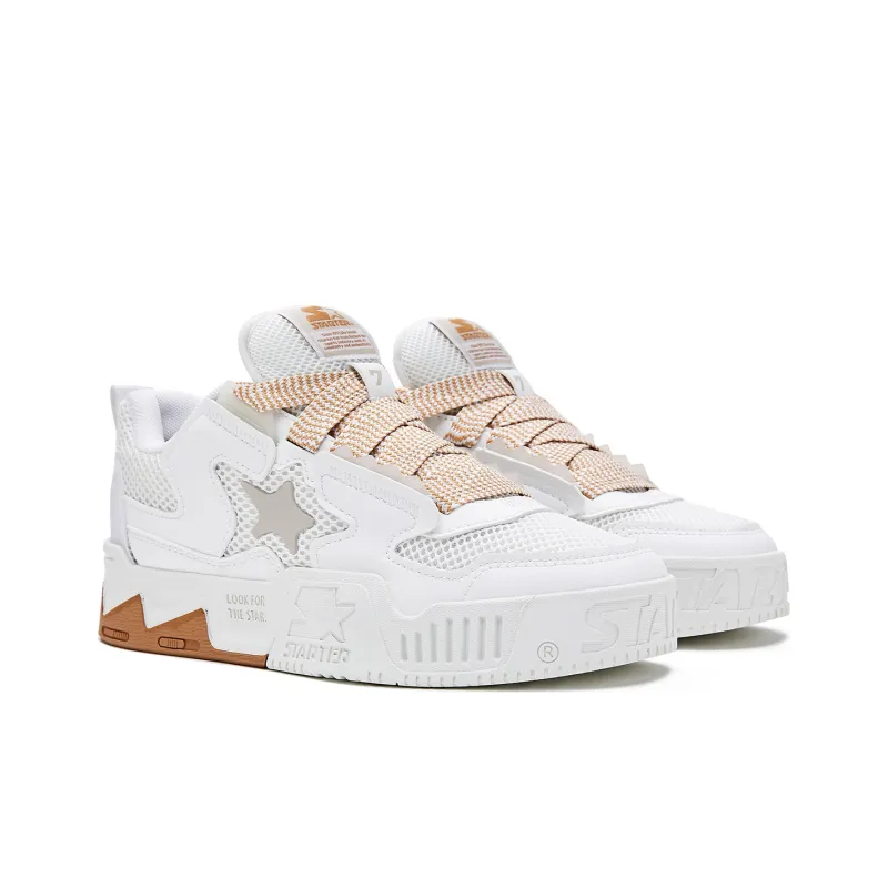 STARTER Vol Series Skateboard Shoes Men Low Top White/Camel-2