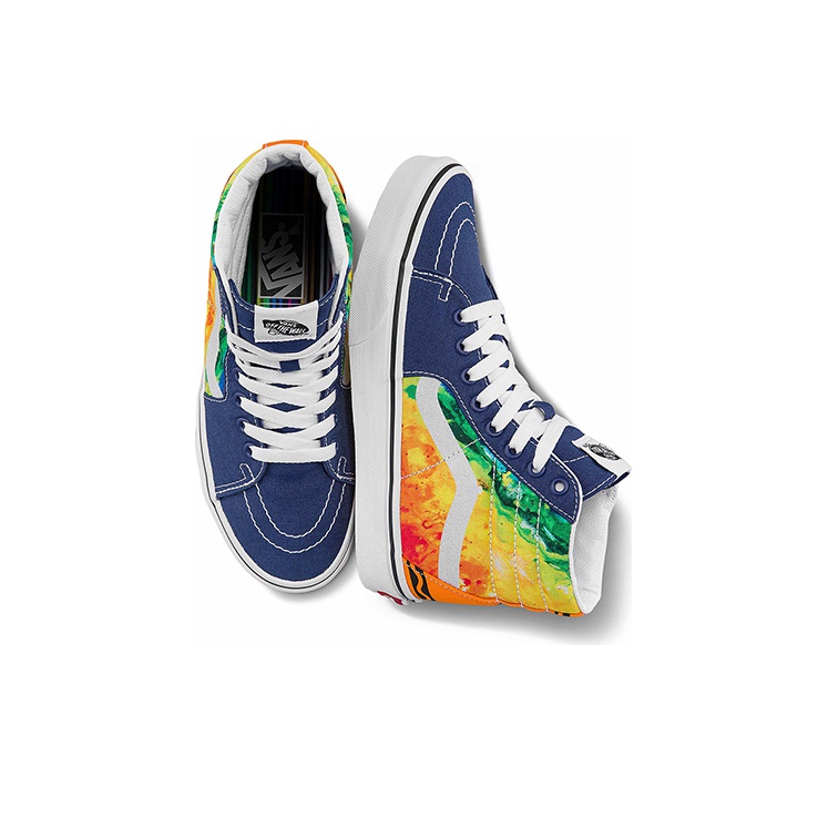 注目!!☆VANS x Crayola Sk8 Hi Mash Up Melt Skate Shoe Sk8 Crayola X Vans-Hi 'Mashup Melt' - POIZON