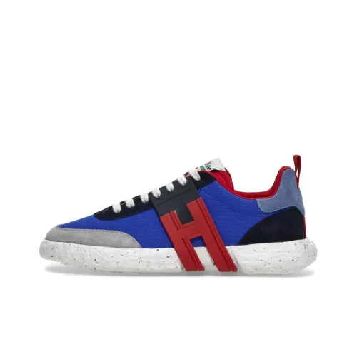 HOGAN-3R Skateboard Shoes Men Low-Top Blue Red/Black