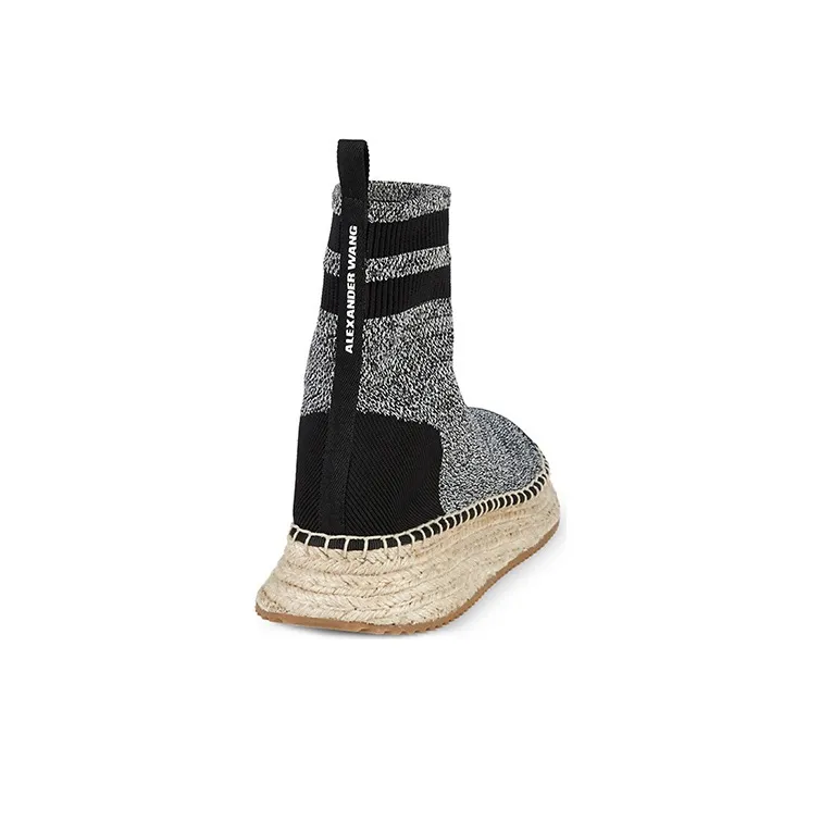 Alexander Wang Casual Shoes Men High-Top Gray-3