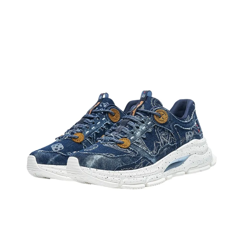 XTEP Shanhai Collection Casual Shoes Women's Low Top Ink Teal-2