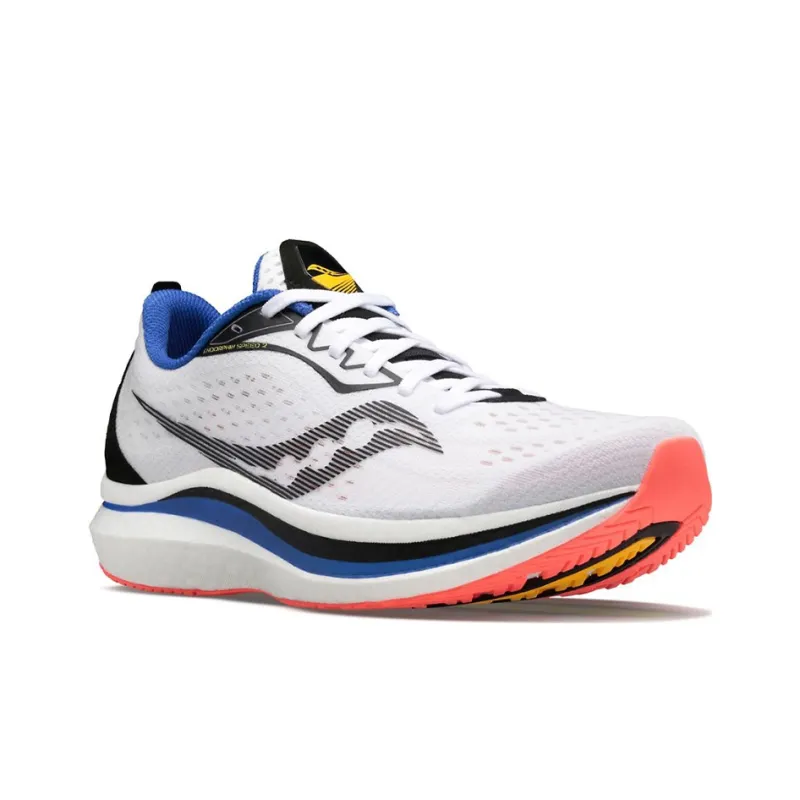 Saucony Endorphin Speed 2 White Blue Red-2