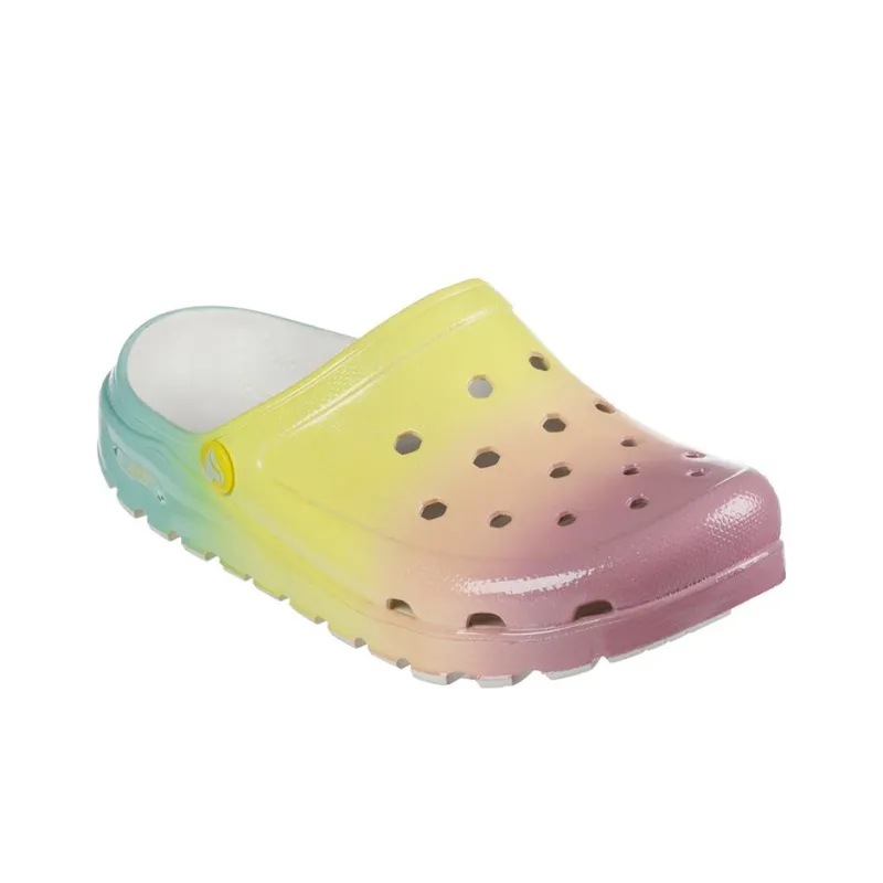 Skechers Arch Fit Footsteps-Color Dreams Beach Sandals Women's Yellow Orange Purple-2