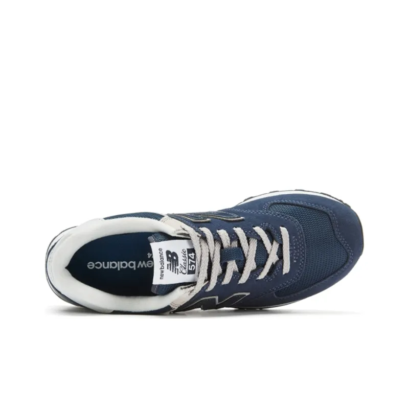 New Balance 574 Navy White-2