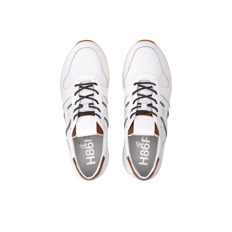 HOGAN H383 Casual Shoes Men's White Brown-2