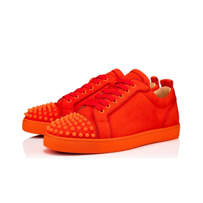 CL LUBOTING Louis Junior Spikes Orlato Stylish Skateboarding Shoes Men's Orange Yellow-1