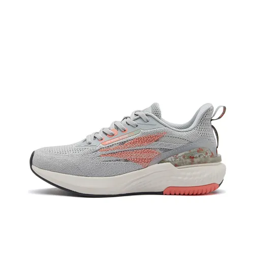 361° E Toughness 1.0 Running Shoes Women's Low-Top Photon Gray/Pink Orange