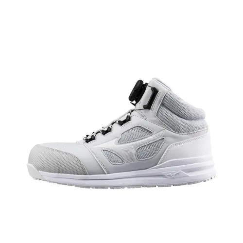 Mizuno Almighty Casual Shoes Men High-Top Gray/White