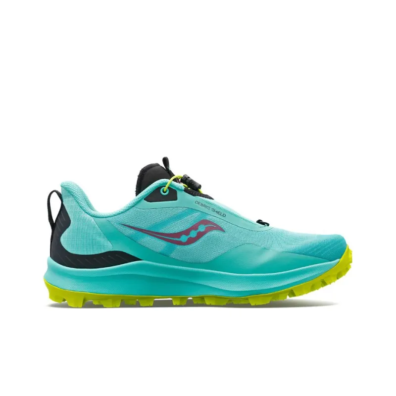 saucony Women's Peregrine 12 ST 'Cool Mint Acid'-1
