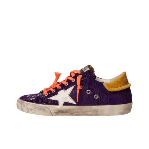 Golden Goose Super-Star Skateboard Shoes Women's Low-Top Purple