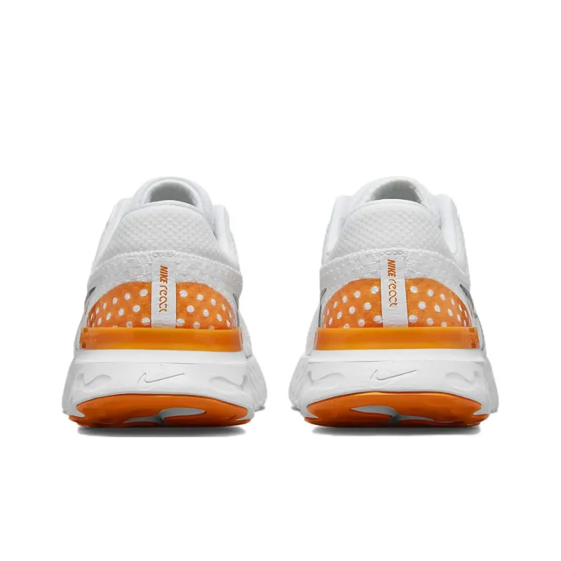 Nike React Infinity Run Flyknit 3 White Grey Kumquat-4