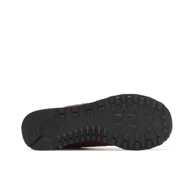 New Balance 574 Burgundy White-4