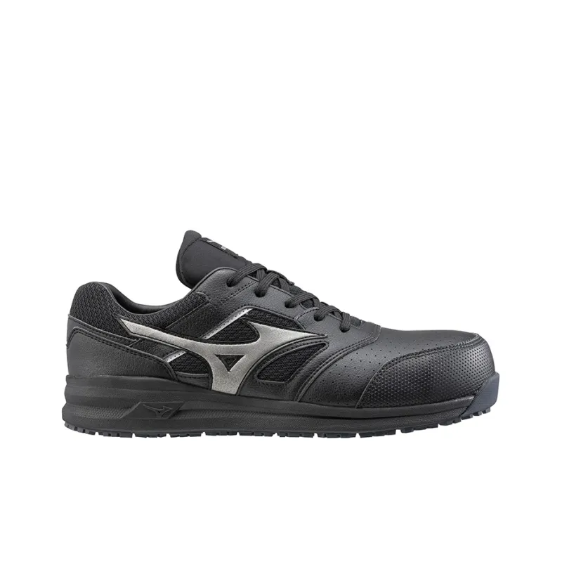 Mizuno Almighty Slip Resistant, Abrasion Resistant, Breathable Low Top Casual Shoes Unisex Black-1