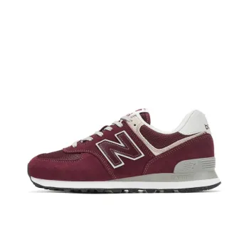 New Balance 574 Burgundy White