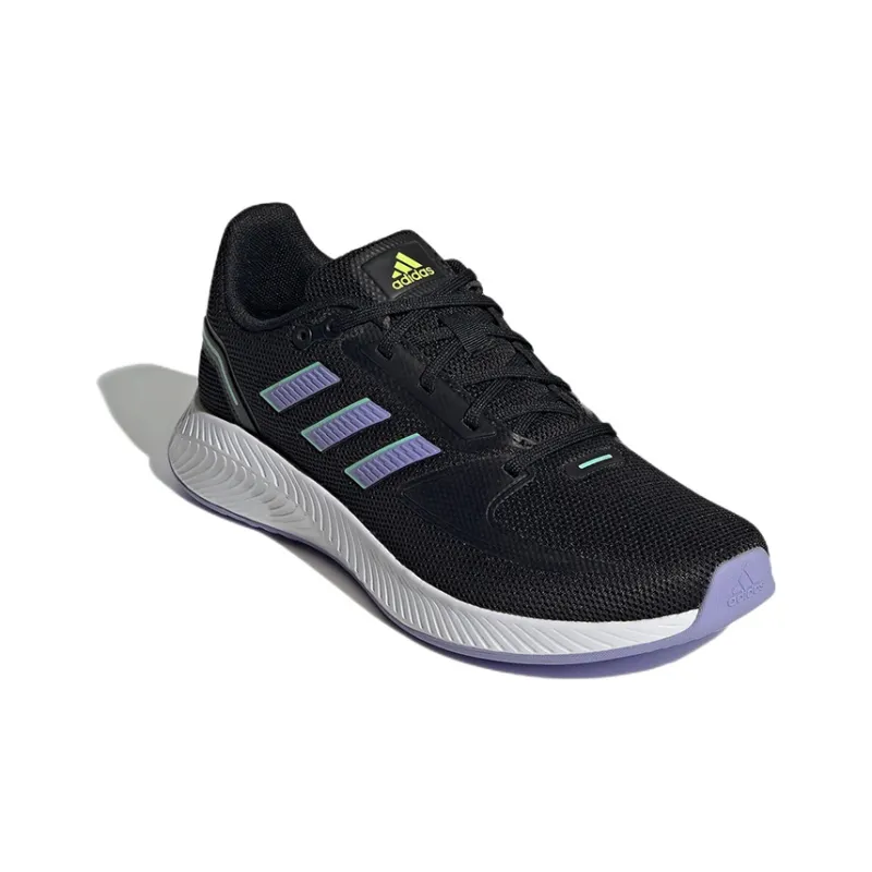Adidas Runfalcon 2.0 Wear-Resistant Low-Top Running Shoes Women's Black Purple-2