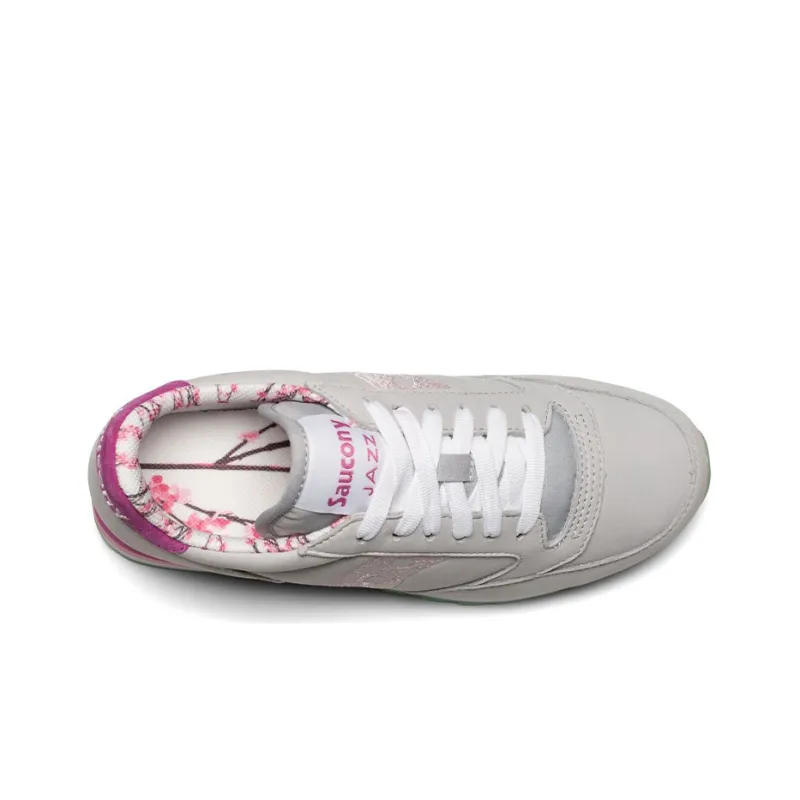 Saucony Jazz Triple Running Shoes Women's Low-Top Gray/Purple/Pink/White/Green-2