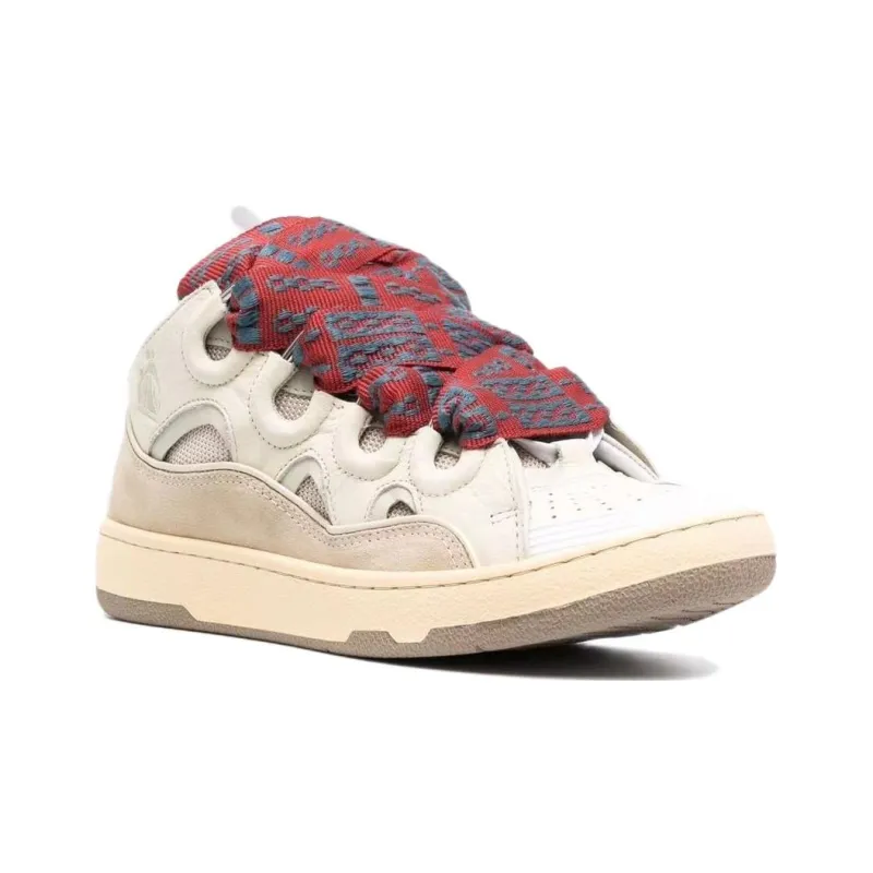Lanvin Curb Low Top Stylish Skateboarding Shoes Women's Light Umber-2