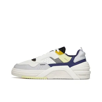Anta Life Collection A PRO Low Top Skateboard Shoes Men's White Black Purple