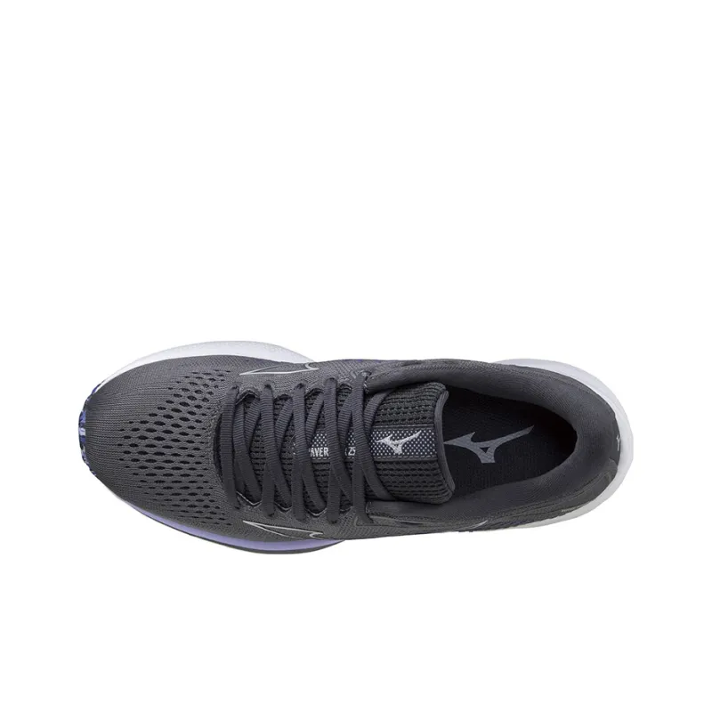 Mizuno Wave Rider 25 Wide 'Black Pearl Violet Glow' Women's-2