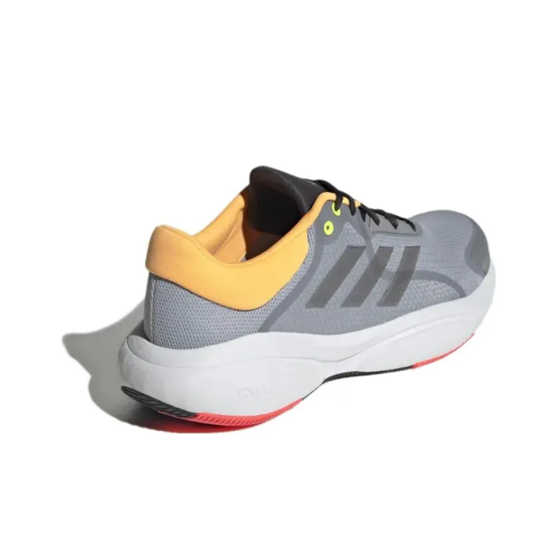 Adidas Response Cushioning Wear-Resistant Low-Top Running Shoes Men's Smoke Gray-4