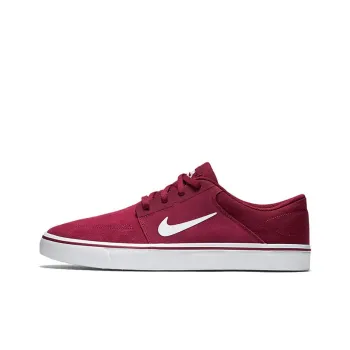 Nike SB Portmore Lightweight Low-Top Skateboard Shoes Men's Maroon