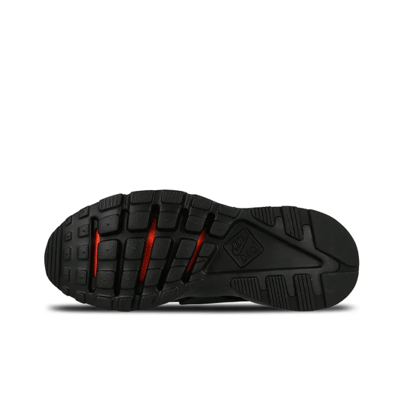 Nike Huarache Run Cushioning Anti-Slip And Wear-Resistant Low-Top Running Shoes Men's Black-4