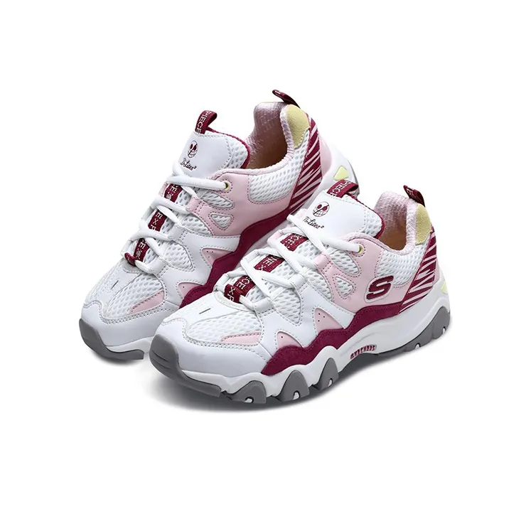 Skechers X One Piece D'Lites 2.0 'White Pink Red'-2