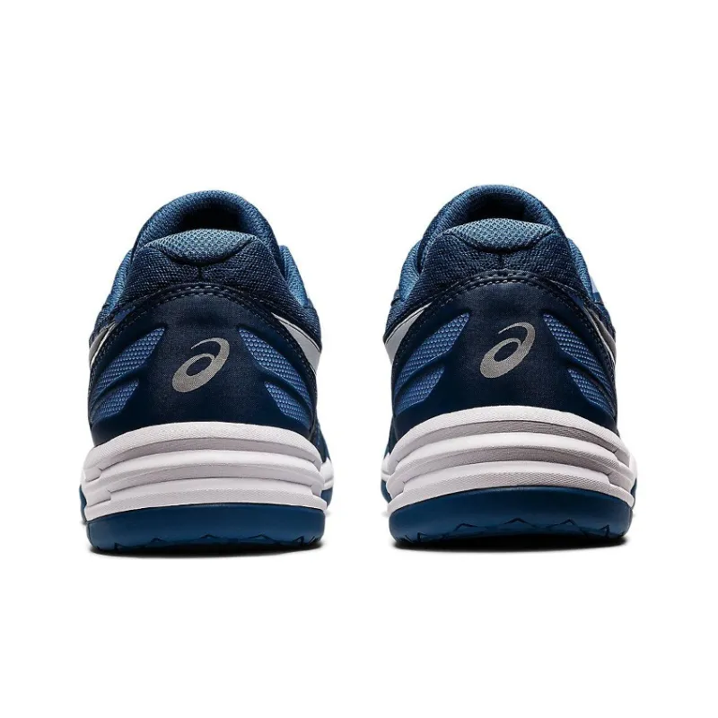 Asics Court Slide 2 Anti-Slip And Wear-Resistant Breathable Low-Top Tennis Shoes Men's Dark Blue Silver-4