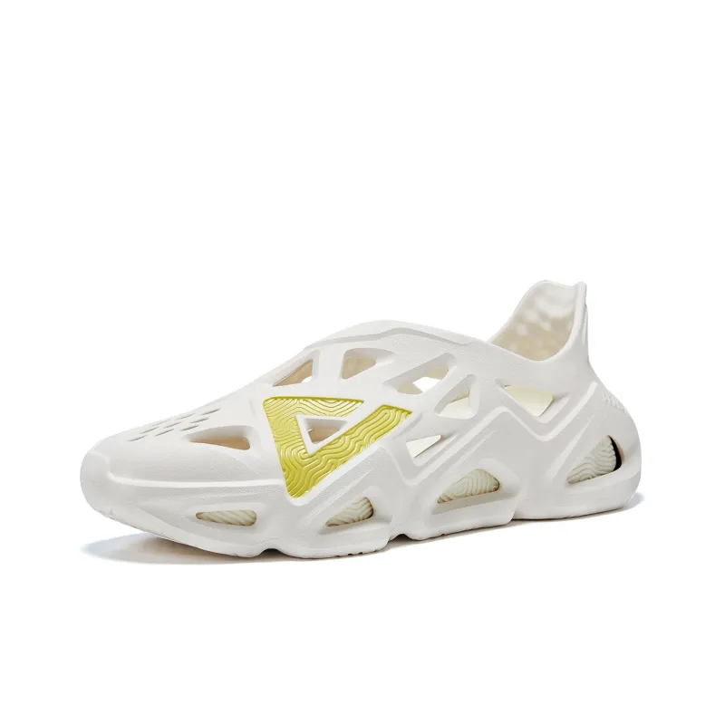 PEAK Taichi Clogs Sports Sandals Canvas White-2