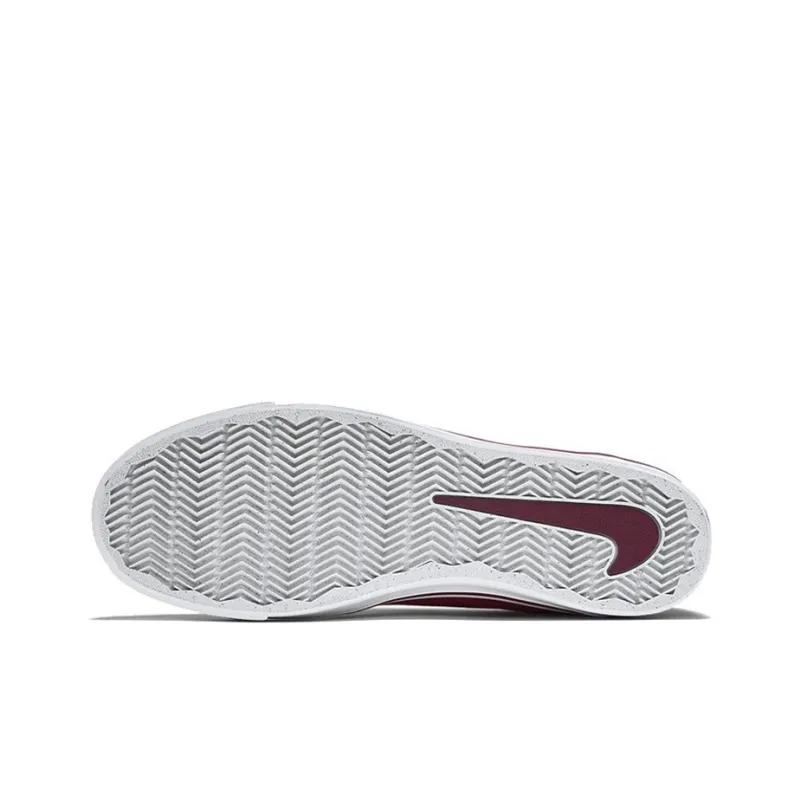 Nike SB Portmore Lightweight Low-Top Skateboard Shoes Men's Maroon-4