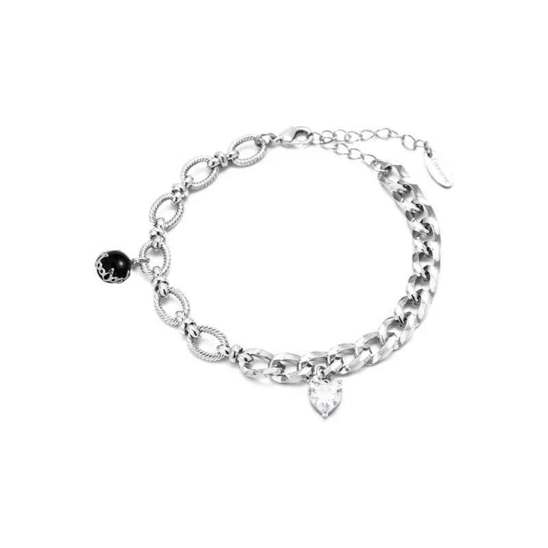 Cooraree Bracelets Unisex Silver-1