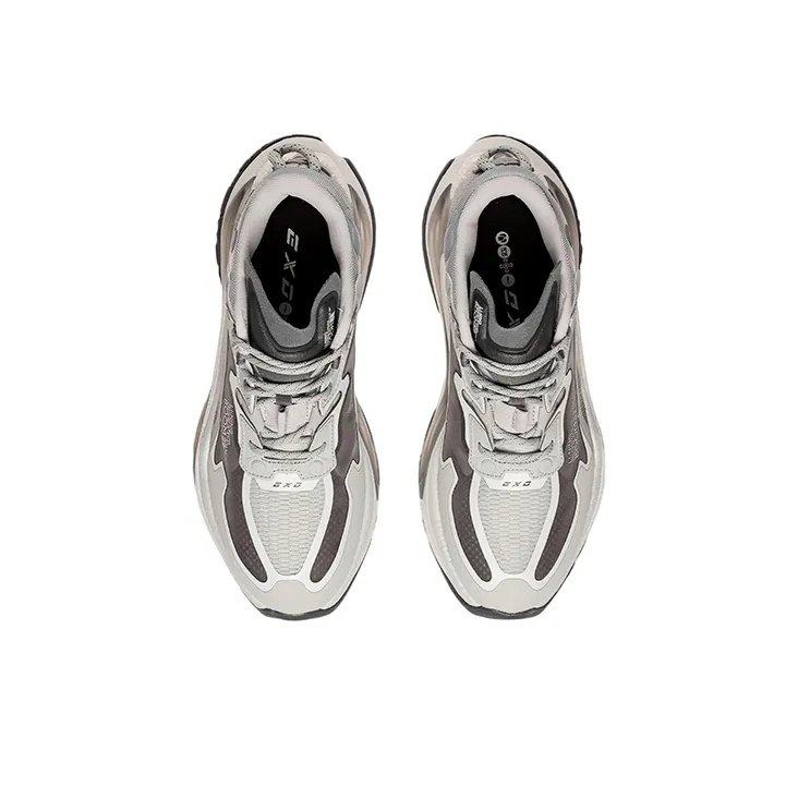 LiNing Beyond Infinity Durable Breathable Low Top Sports Casual Shoes Men's Glacier Gray-3
