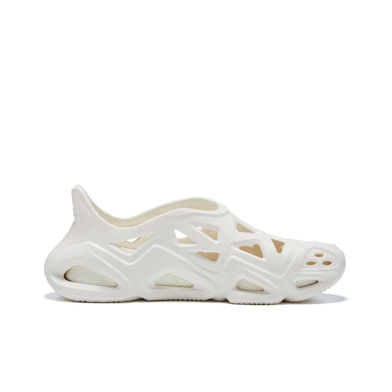 PEAK Taichi Clogs Sports Sandals Canvas White-1