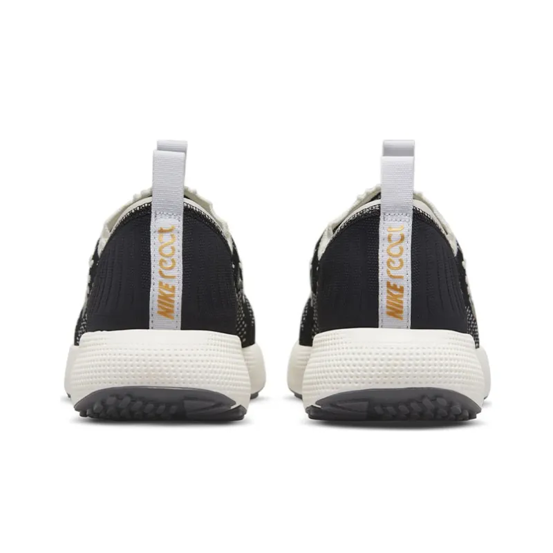 Nike React Escape Run Flyknit 'Black Metallic Vivid Gold' Women's-3