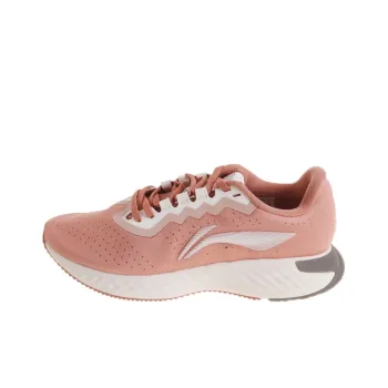 LiNing Lanyun 5th Generation Cushioning Anti Slip And Wear Resistant Low Top Sports Casual Shoes Women's Wind Sand Pink