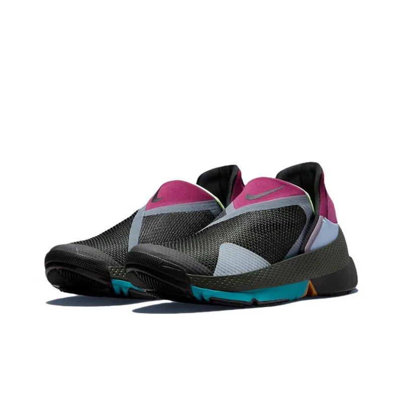 Nike Go FlyEase Black Lime Glow-2