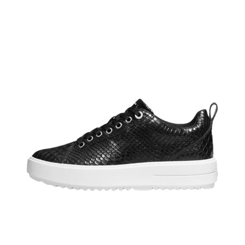 MICHAEL KORS Emmett Low Top Stylish Skateboarding Shoes Women's Black-0
