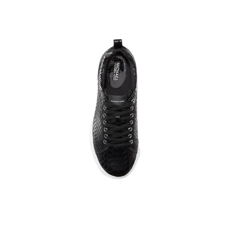 MICHAEL KORS Emmett Low Top Stylish Skateboarding Shoes Women's Black-3