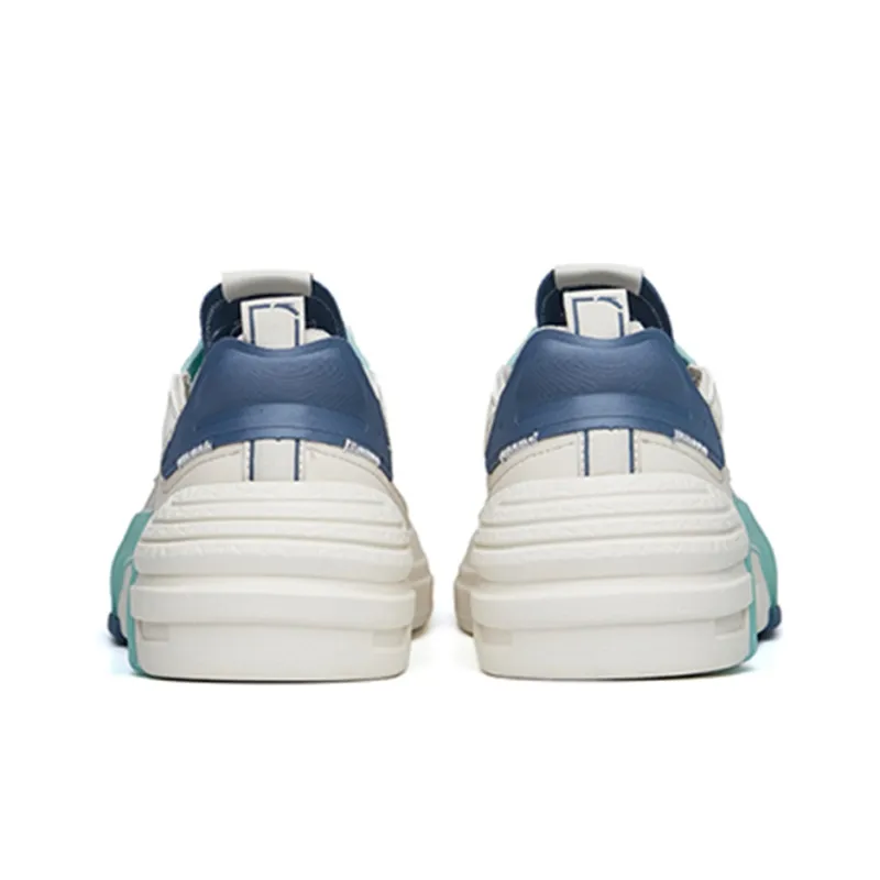 Anta Life Collection A Dao PRO Cushioning, Wear Resistant Low Top Skateboard Shoes Men's White Gray-4