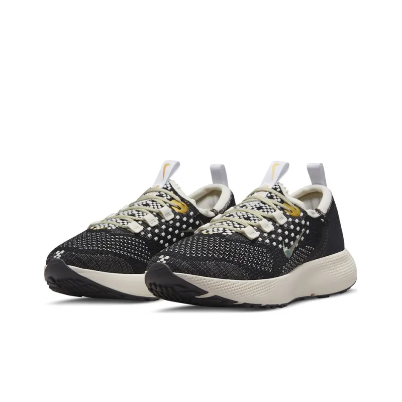 Nike React Escape Run Flyknit 'Black Metallic Vivid Gold' Women's-1