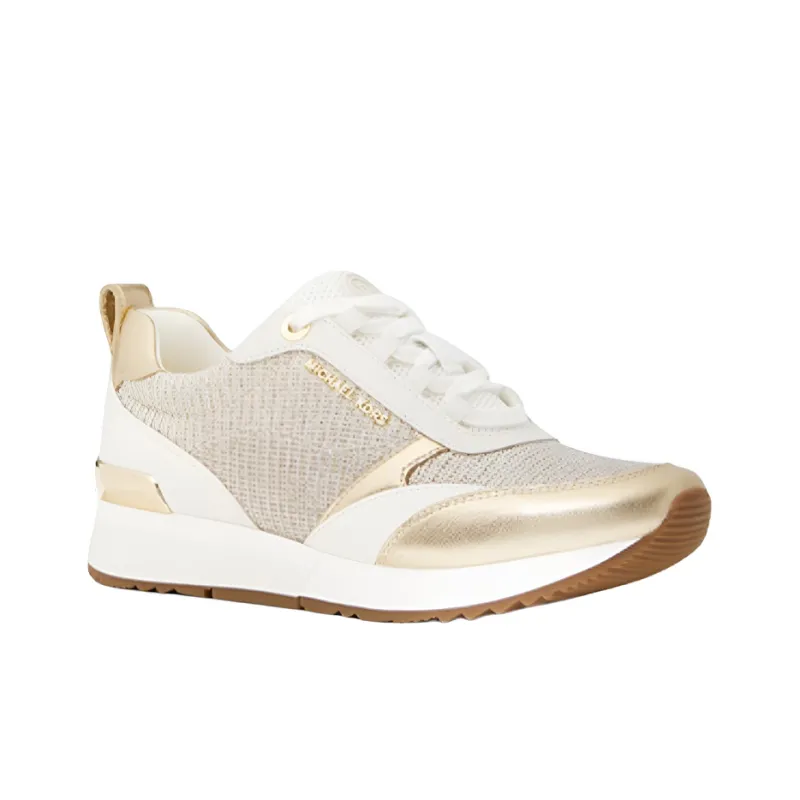 MICHAEL KORS Allie Stride Low-Top Athletic Shoes Women's Light Gold-2