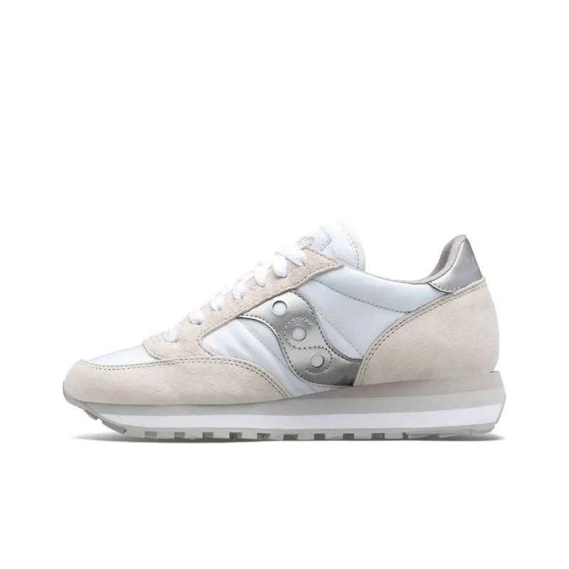 saucony Jazz Triple White Silver Women's-0