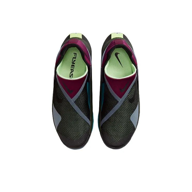 Nike Go FlyEase Black Lime Glow-3